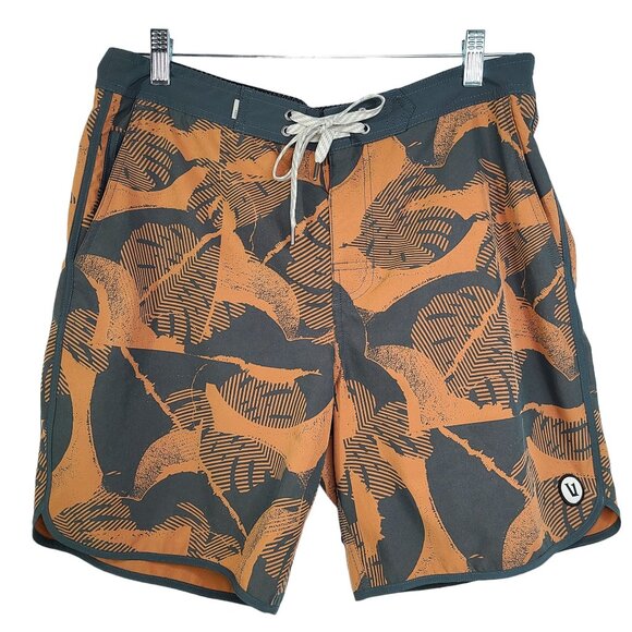 Vuori Other - Vuori Cruise Neptune Boardshorts Black Orange